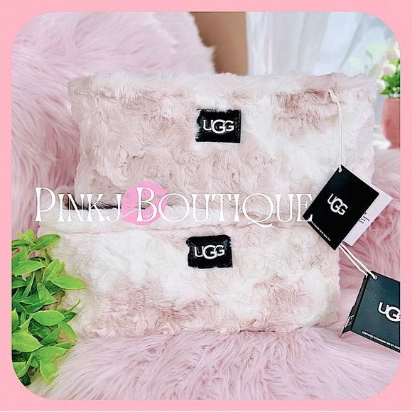 UGG Other - 💗2pc {UGG} Home Pink Faux Fur {Marissa Rosewater} Storage | Organizer Bins!